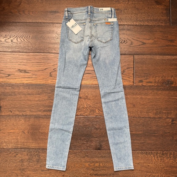 Joe's Jeans Cheri Hello The Icon Skinny Jeans Mid Rise Denim Light Wash Size 25 - Picture 4 of 7